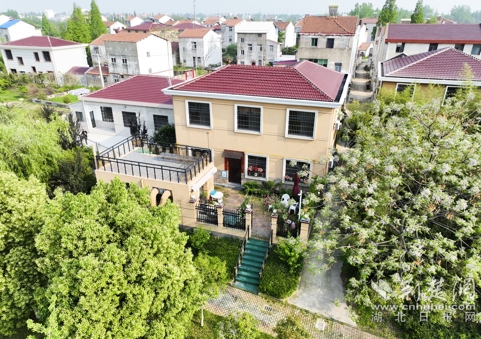 西王村村民王偉因地制宜，把房前屋后改造成別致小院，還開(kāi)起了農(nóng)家樂(lè)。1.jpg.jpg